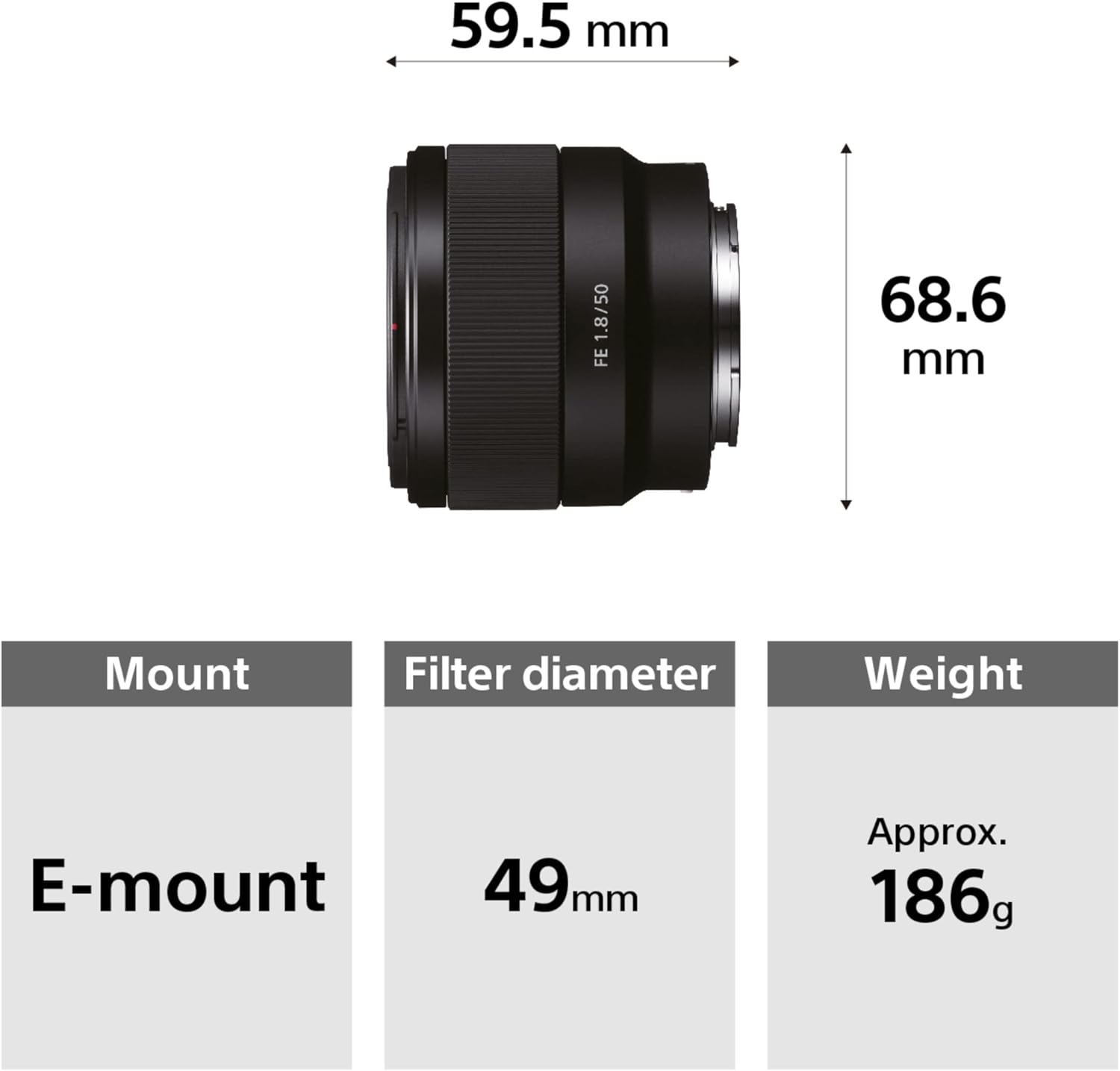 Sony 50mm f/1.8 Full-Frame E-Mount Prime Lens - Image 4