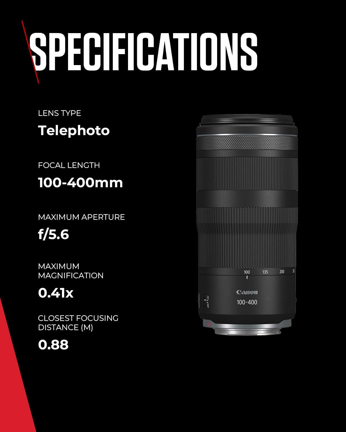 Canon RF Lens 100-400mm F5.6-8 IS USM - Image 3