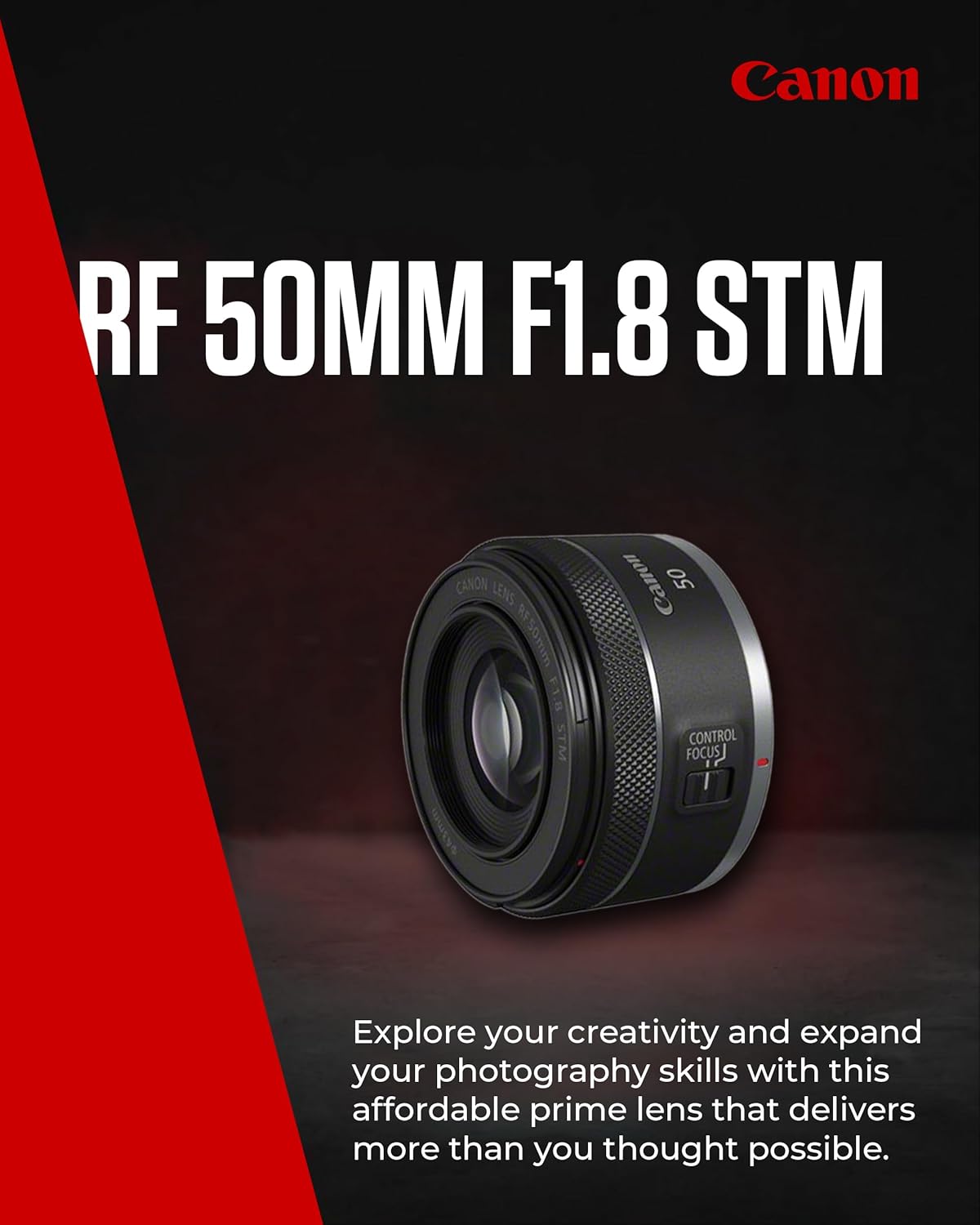 Canon RF 50mm F1.8 STM Lens - Image 2