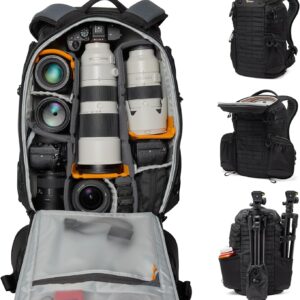 Lowepro ProTactic BP 450 AW III Camera Backpack, 4-point Access, Professional Camera Bag, DSLR/Drones/Mirrorless