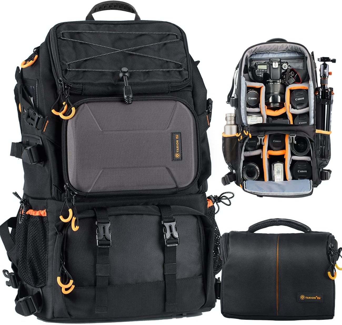 TARION 2 Bags in 1 Extra Large 27L Camera Backpack Large with 15.6"